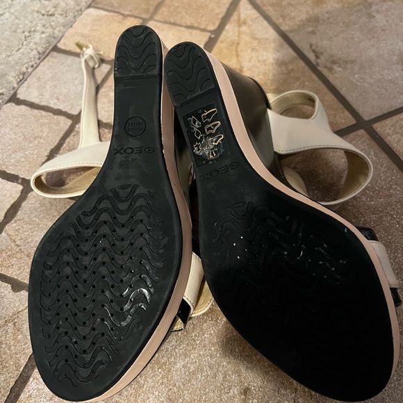 Geox leather wedge sandals - Picture 2 of 3